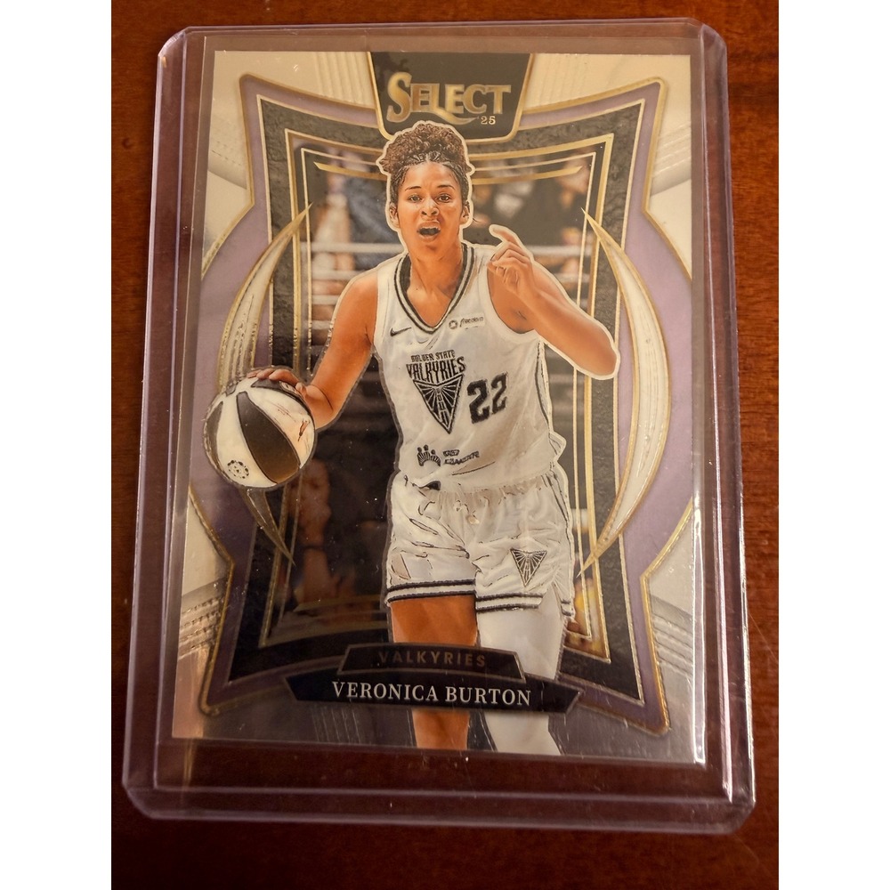 2025 Panini WNBA Select Veronica Burton Golden State Valkyries Card No 90 - Picture 1 of 2